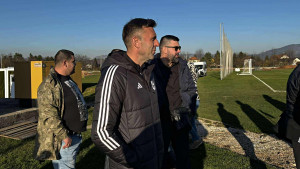 Mario Cvitanović prati trening reprezentacije Bosne i Hercegovine u Butmiru