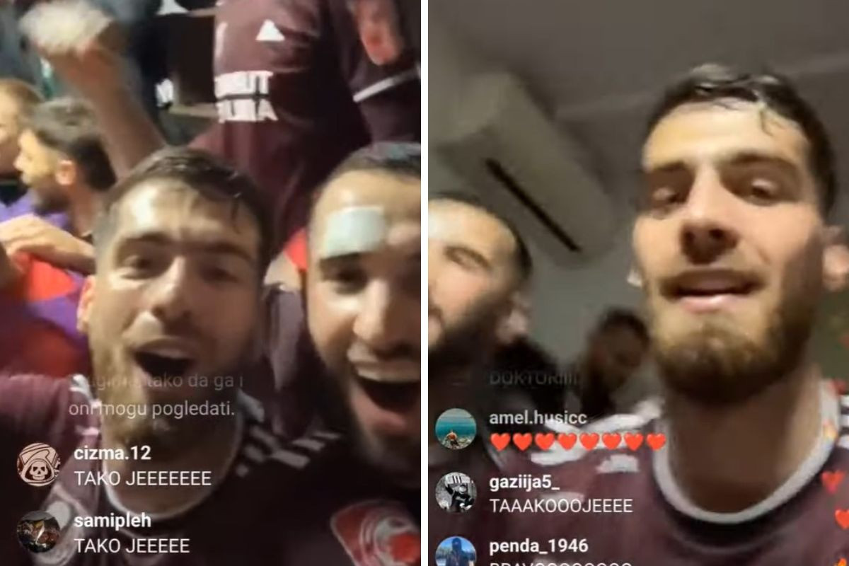 Eldar Mehmedović upalio live nakon utakmice i pokazao ludilo u svlačionici FK Sarajevo Eldar Mehmedović upalio live nakon utakmice i pokazao ludilo u svlačionici FK Sarajevo