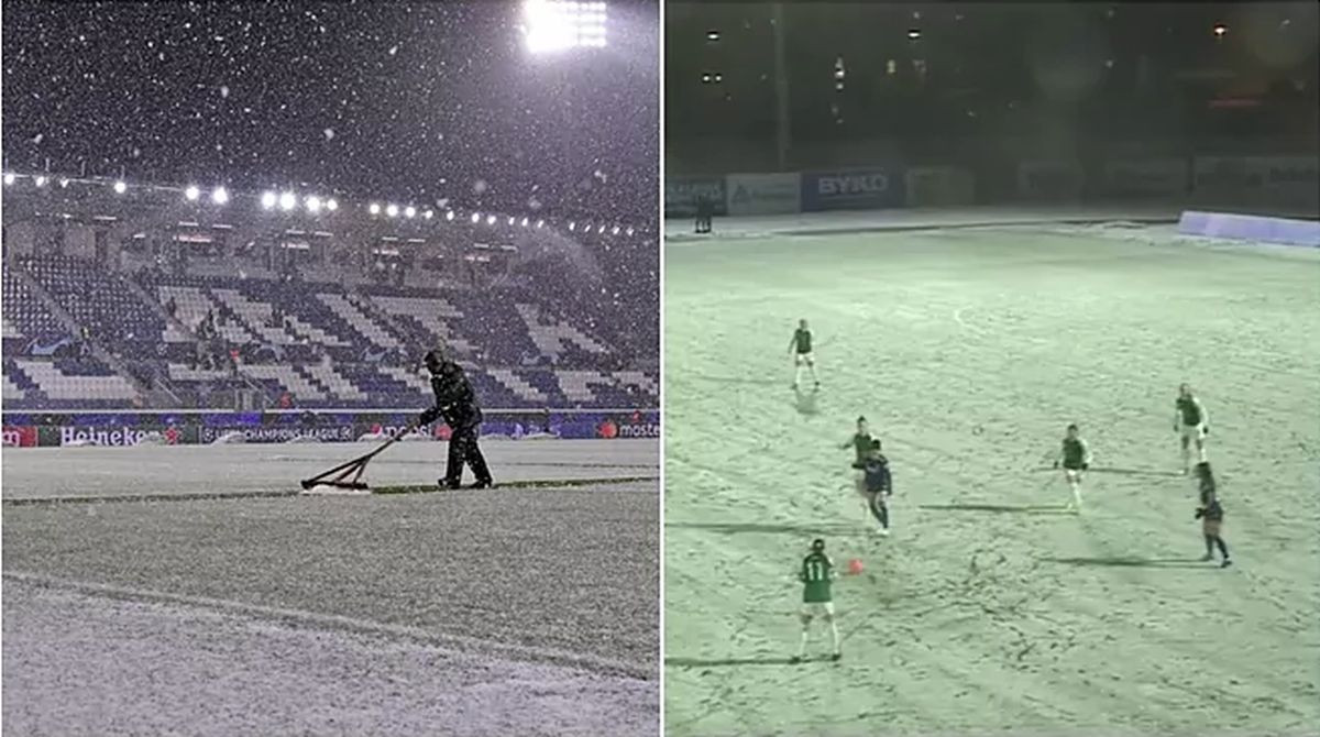 UEFA-ini dvostruki aršini: Jednim odgodili, a druge natjerali da igraju po snijegu 