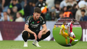 Ah te engleske sudije: Navijači Arsenala bijesni zbog crvenog kartona kojeg je dobio Rice