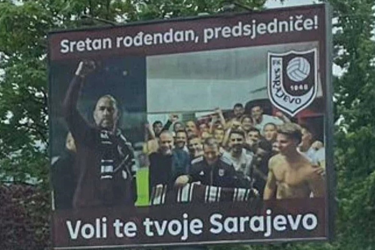 "Sretan rođendan, voli te tvoje Sarajevo" - Bilbordi u čast Ismira Mirvića "Sretan rođendan, voli te tvoje Sarajevo" - Bilbordi u čast Ismira Mirvića