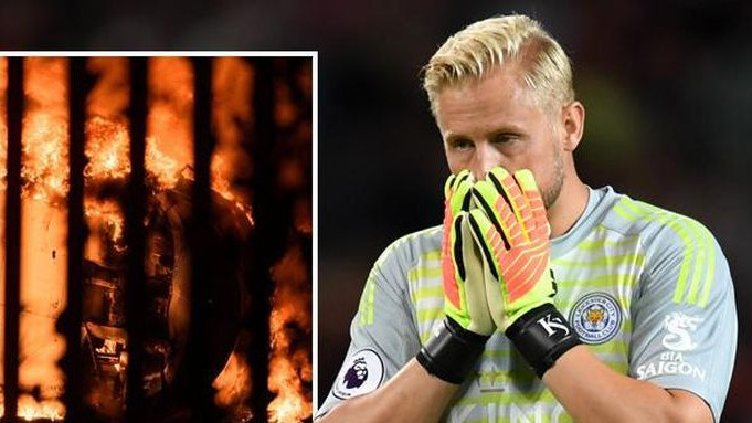Schmeichel nakon eksplozije u suzama istrčao iz svlačionice i krenuo prema helikopteru