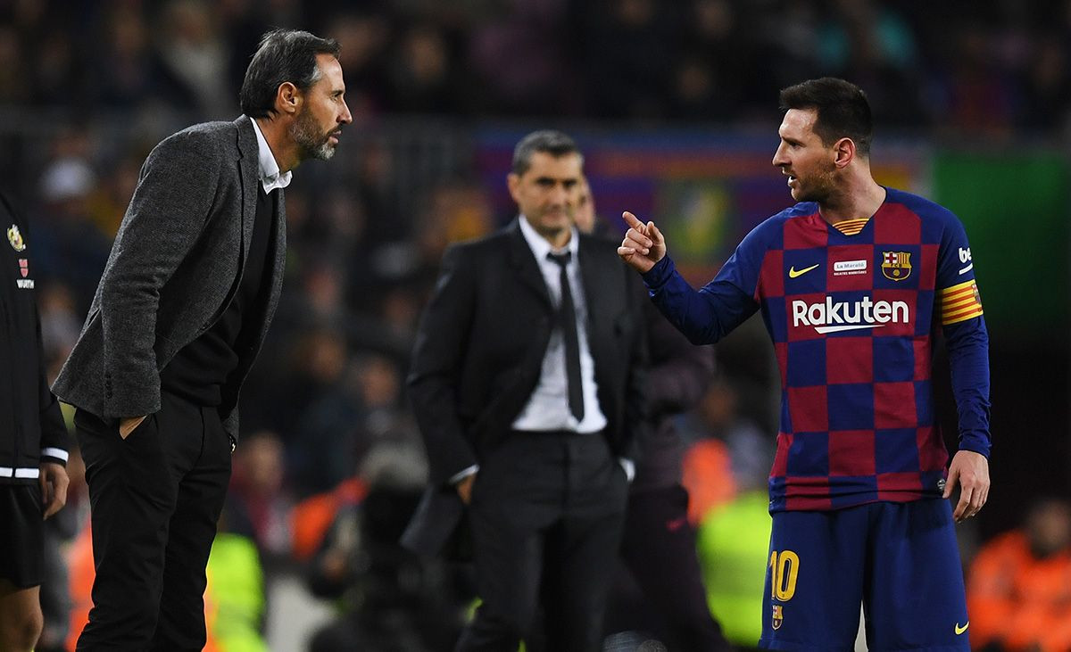 Messi je sinoć imao žestok okršaj sa trenerom Mallorce