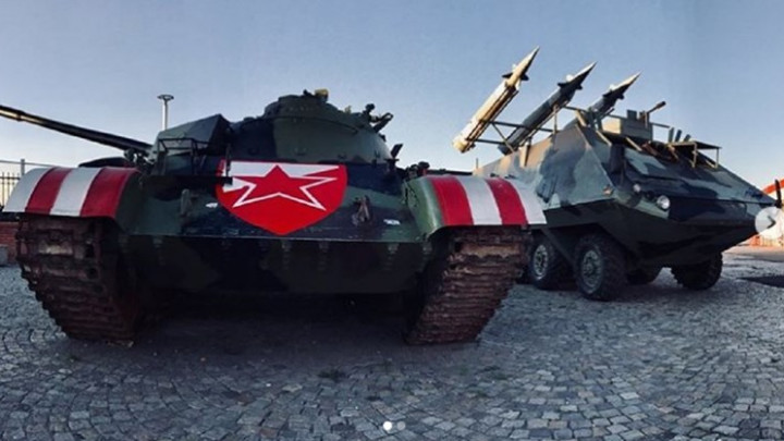 Nakon tenka i bacač raketa dovezen na Marakanu