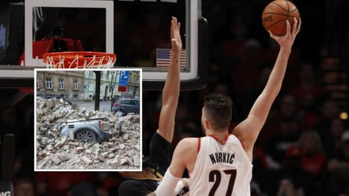 Scene užasa u Zagrebu, Jusuf Nurkić poslao poruku