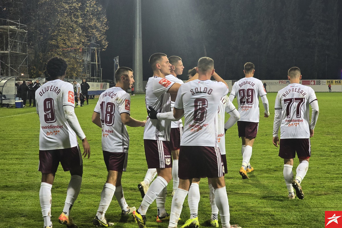 Bordo mašina nastavlja da melje: Sarajevo slavilo u Gabeli i približilo se Zrinjskom na -1 Bordo mašina nastavlja da melje: Sarajevo slavilo u Gabeli i približilo se Zrinjskom na -1