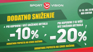 Prva Sport Vision multibrend radnja u Sarajevu