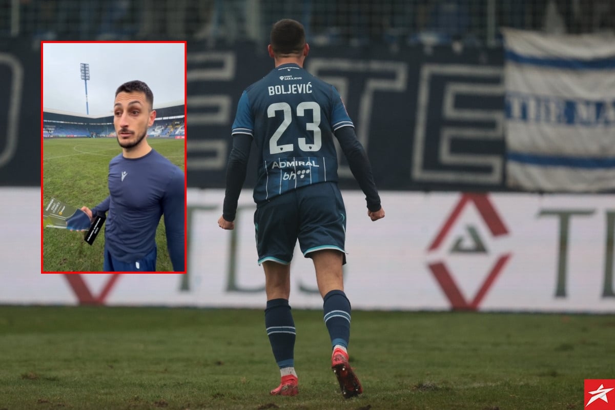 Boljević dobio nagradu za igrača utakmice, ali svoju razočaranost nije krio: "Ma kakav igrač..."