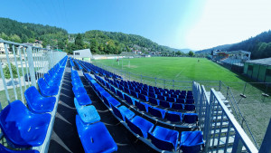 Na stadionu bh. niželigaša "nikla" tribina pred utakmicu Kupa