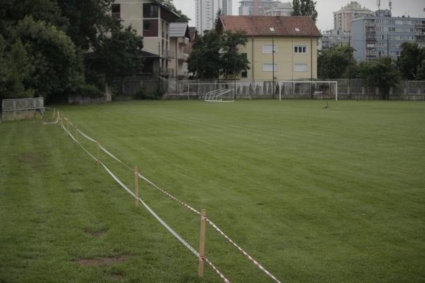 Travnjak pomoćnog terena stadiona Grbavica uspješno saniran