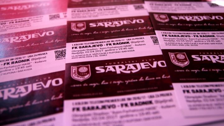 U prodaji ulaznice za duel Sarajeva i Radnika U prodaji ulaznice za duel Sarajeva i Radnika
