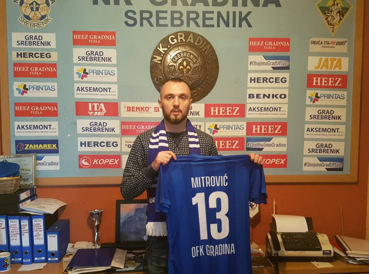 Darko Mitrović novi fudbaler OFK Gradina