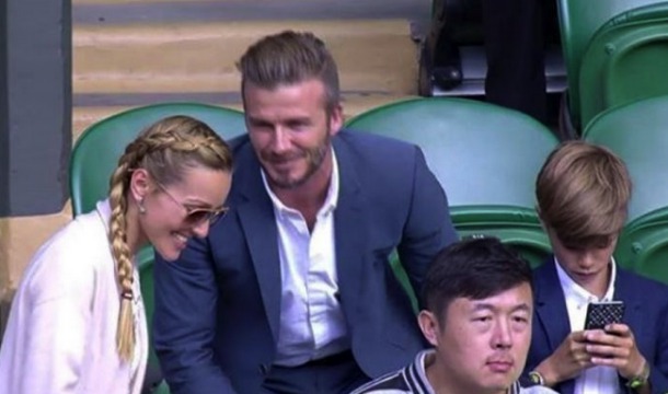 Beckhamove poglede krala je Đokovićeva supruga