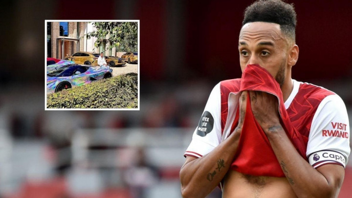 Bahatost ili zaluđenost automobilima: Aubameyang pokazao kolekciju vrijednu nekoliko miliona funti