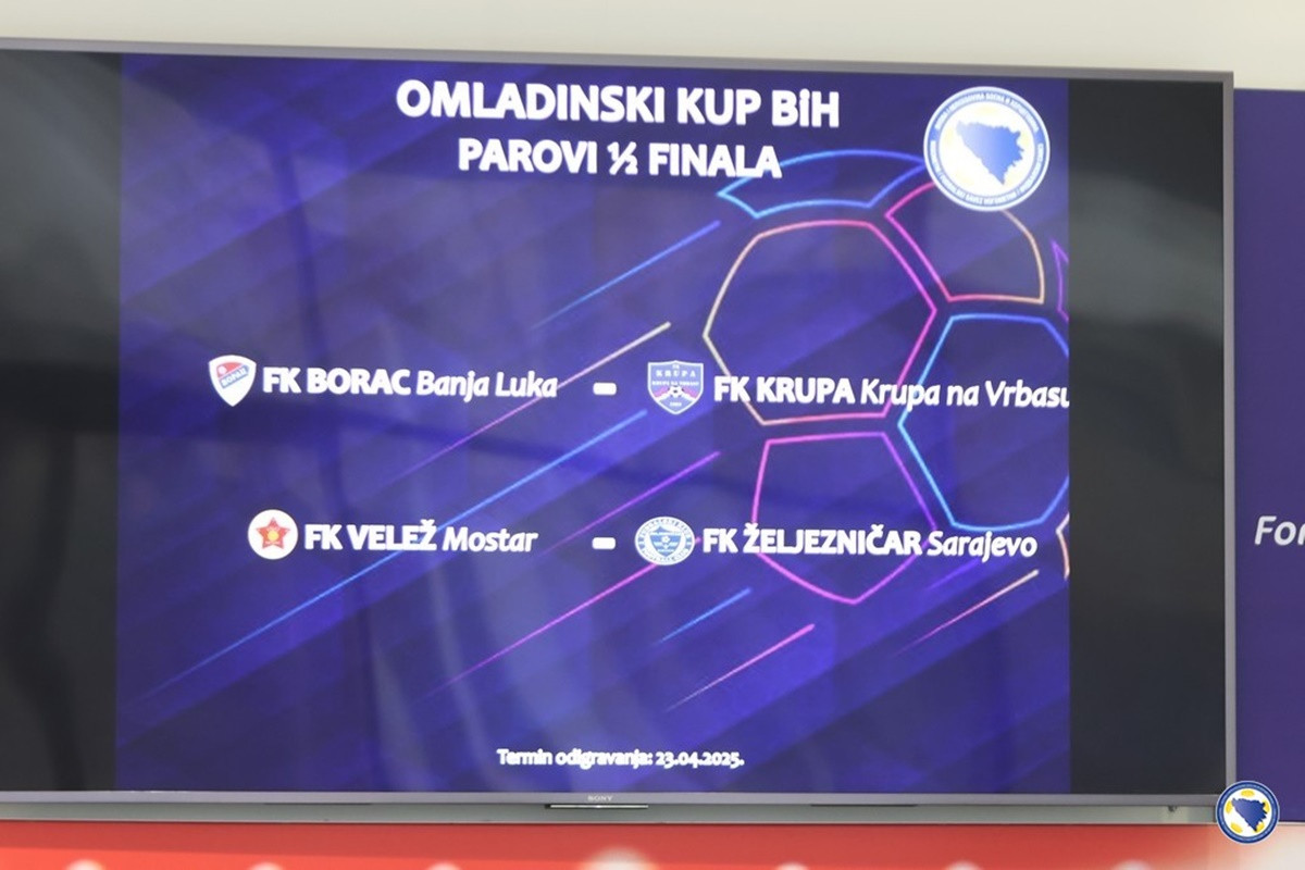 Održan žrijeb Kupa Bosne i Hercegovine za omladince Održan žrijeb Kupa Bosne i Hercegovine za omladince