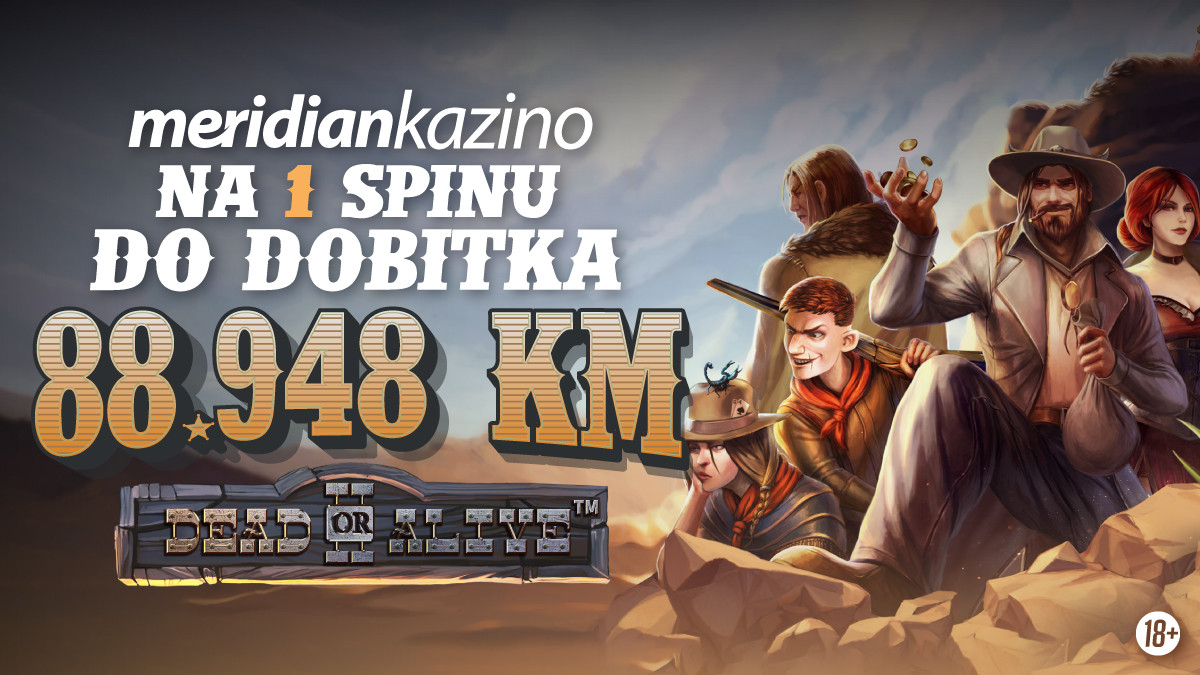 Meridian kazino: Igrač iz Sarajeva osvojio nevjerovatnih 88.948 KM!