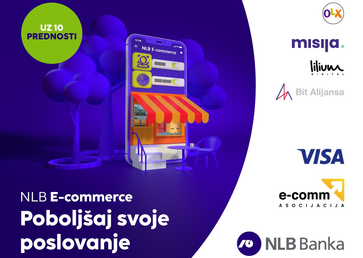 NLB Banka Sarajevo poziva sve kompanije da se prijave za dodjelu  besplatne E-Commerce podrške