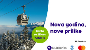 Nova godina, nove prilike uz NLB Banku: Besplatna karta za Trebevićku žičaru