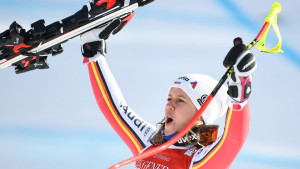 Viktoria Rebensburg                                                              najbrža u Garmischu