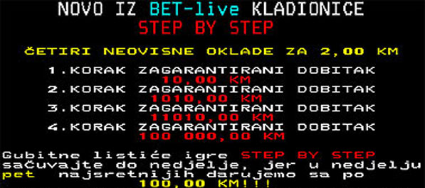 Bet Live: I kad gubite, kod nas dobijate!