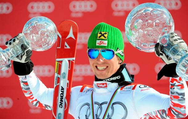 Hirscheru pobjeda, Veliki i mali Kristalni globus u slalomu