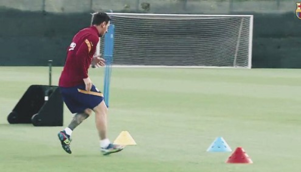 Samo jedan čovjek je jutros bio na treningu Barcelone - Lionel Messi!