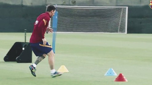 Samo jedan čovjek je jutros bio na treningu Barcelone - Lionel Messi!