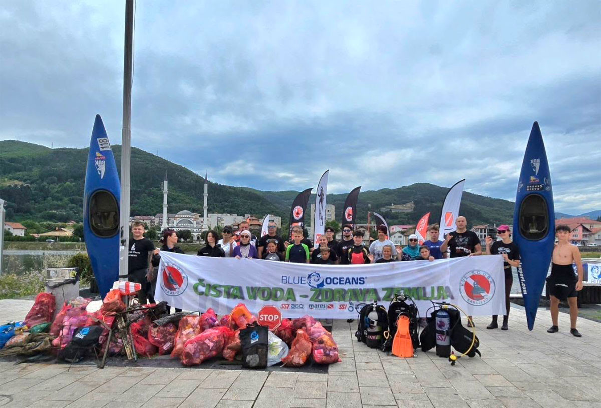 Još jedna uspješna eko akcija ronilačkog kluba SCUBA iz Sarajeva