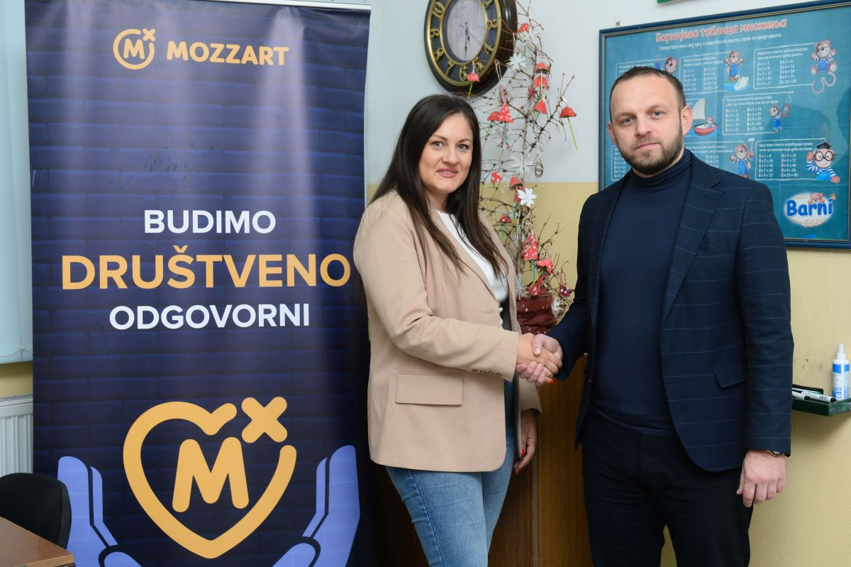Humanost za čistu peticu: Donacije iz Mozzarta za još dvije škole Humanost za čistu peticu: Donacije iz Mozzarta za još dvije škole