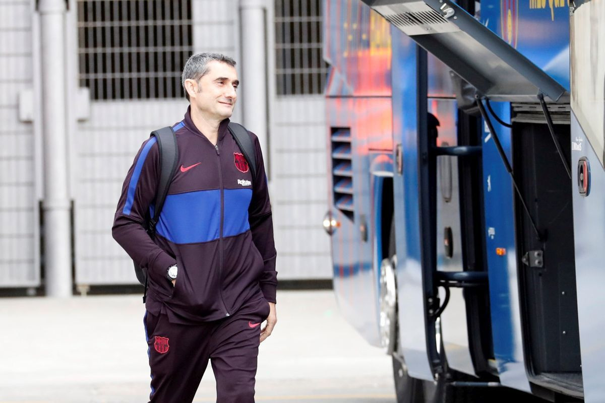Valverde se jutros oprostio od igrača Barcelone pred početak treninga