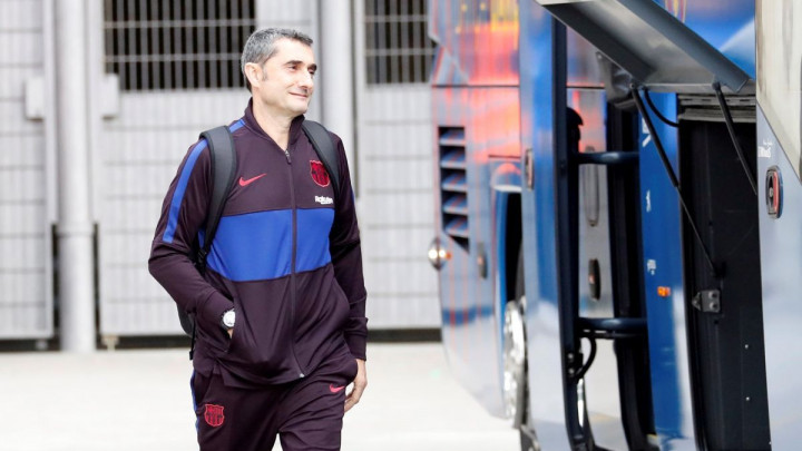 Valverde se jutros oprostio od igrača Barcelone pred početak treninga