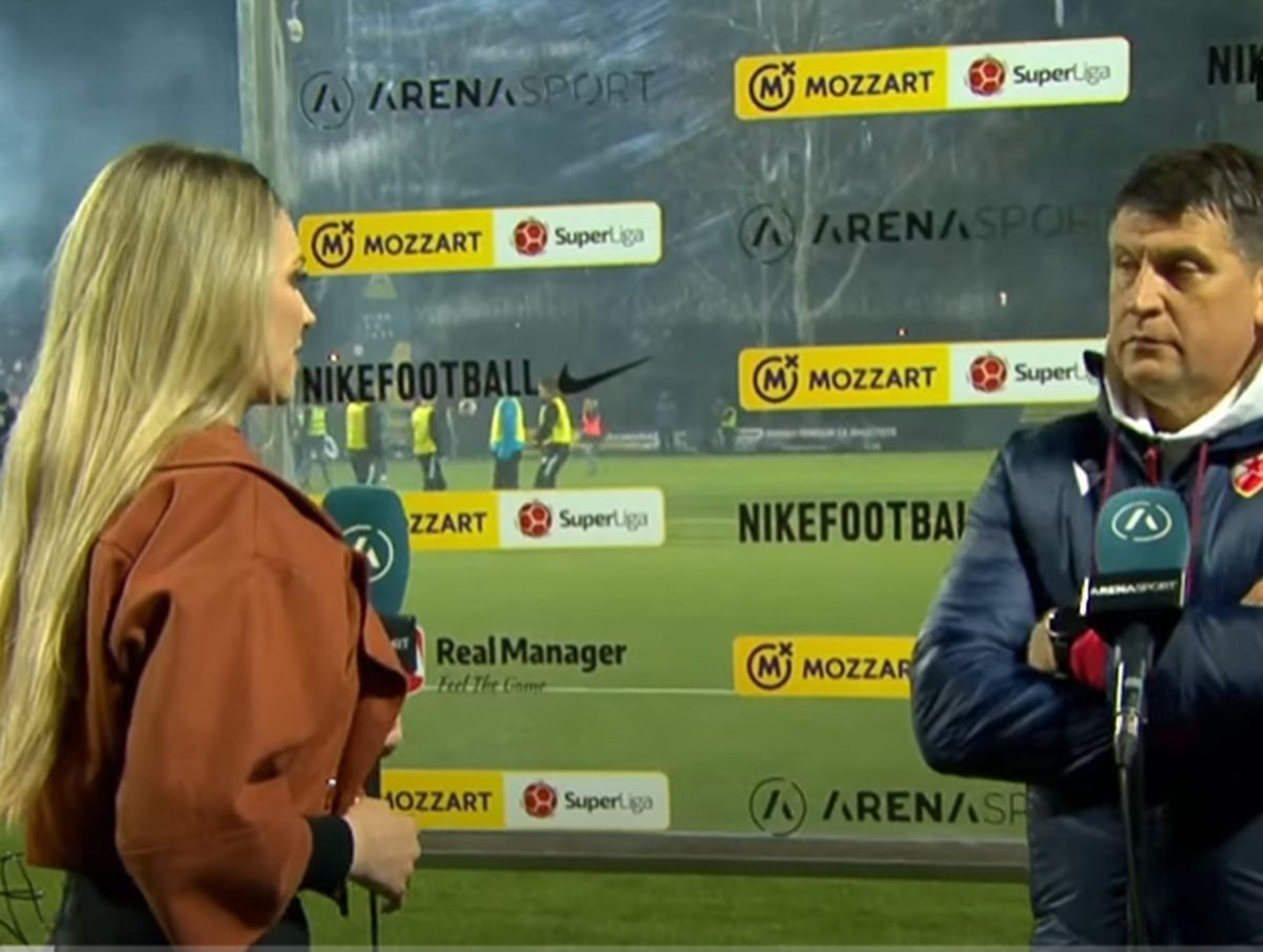 Vladan Milojević zatekao lijepu novinarku nakon utakmice: "Želio bih, lično tebi..."