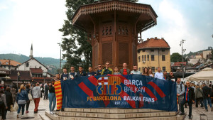 Održano okupljanje navijača Barcelone u Sarajevu