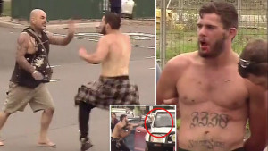 Divlja ulična tuča: Luđak je lupao sve oko sebe, dok se nije ukazao istetovirani ćelavac