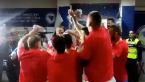 Dudić je davao izjavu, a zatim su fudbaleri Veleža uletjeli i napravili potpuni haos