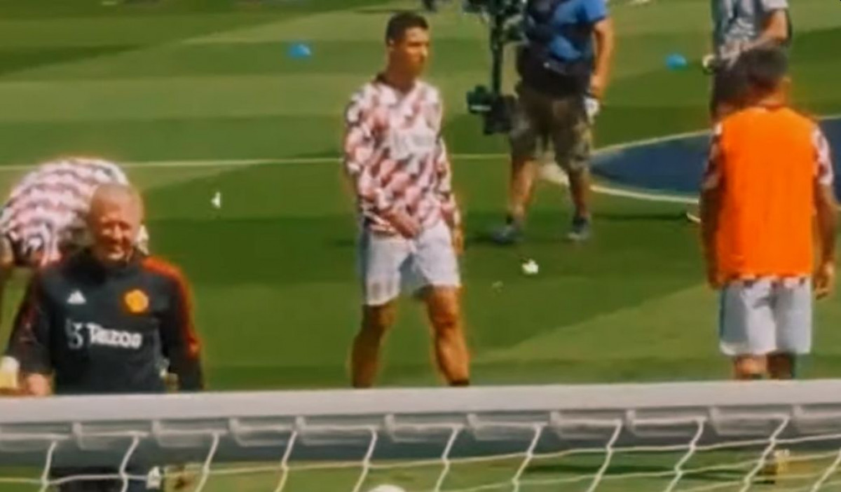 Ronaldo je čuo šta saigrači misle o njemu, a onda je promijenio priču i kamere su sve to snimile