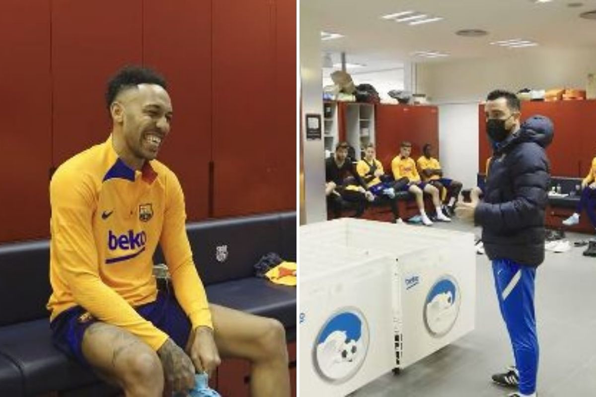 Aubameyang nije mogao ni sanjati bolji doček u svlačionici Barcelone Aubameyang nije mogao ni sanjati bolji doček u svlačionici Barcelone