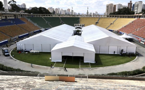 Stadioni i dvorane u vrijeme pandemije pretvoreni u bolnice Stadioni i dvorane u vrijeme pandemije pretvoreni u bolnice
