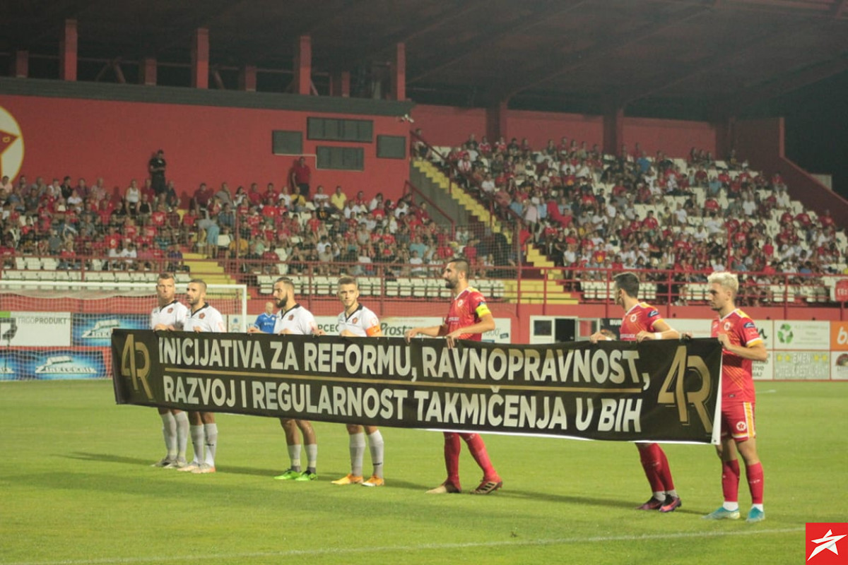 Fudbaleri Veleža i Slobode promovisali Inicijativu 4R