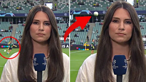 Poznati fudbaler namjerno loptom gađao lijepu novinarku, njena reakcija je bila iznenađujuća