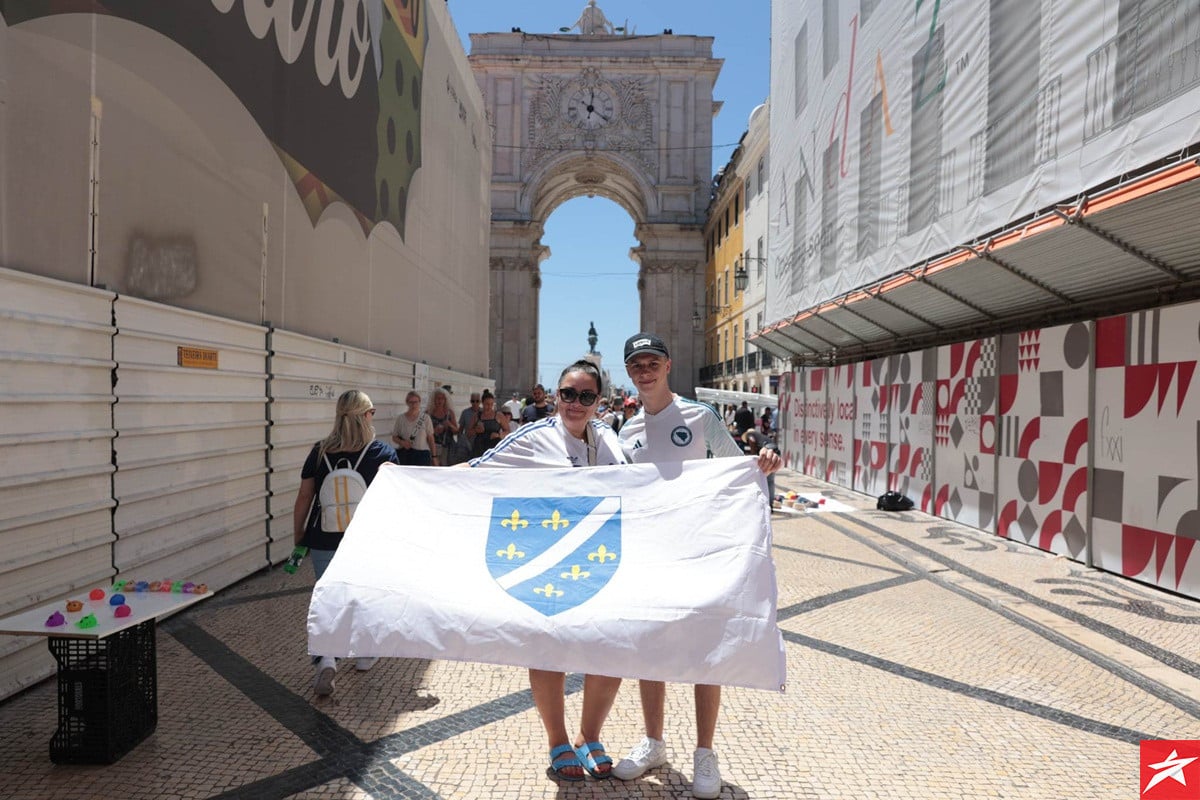 Navijači BiH polako okupiraju Lisabon, u dugom korteu će krenuti ka stadionu