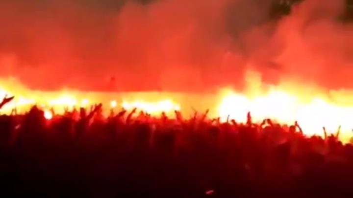Kada navijači Marseillea protestuju, Velodrome gori