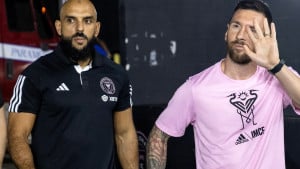 Messi­jev tjelohranitelj zabio golčinu pa skinuo majicu, ali fanovi primijetili trenutak "panike"