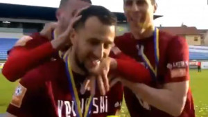 Igrači Sarajeva nisu "dopustili" Velkoskom da da izjavu nakon meča