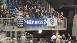 U dvorani u Antwerpu više zastava BiH nego Belgije