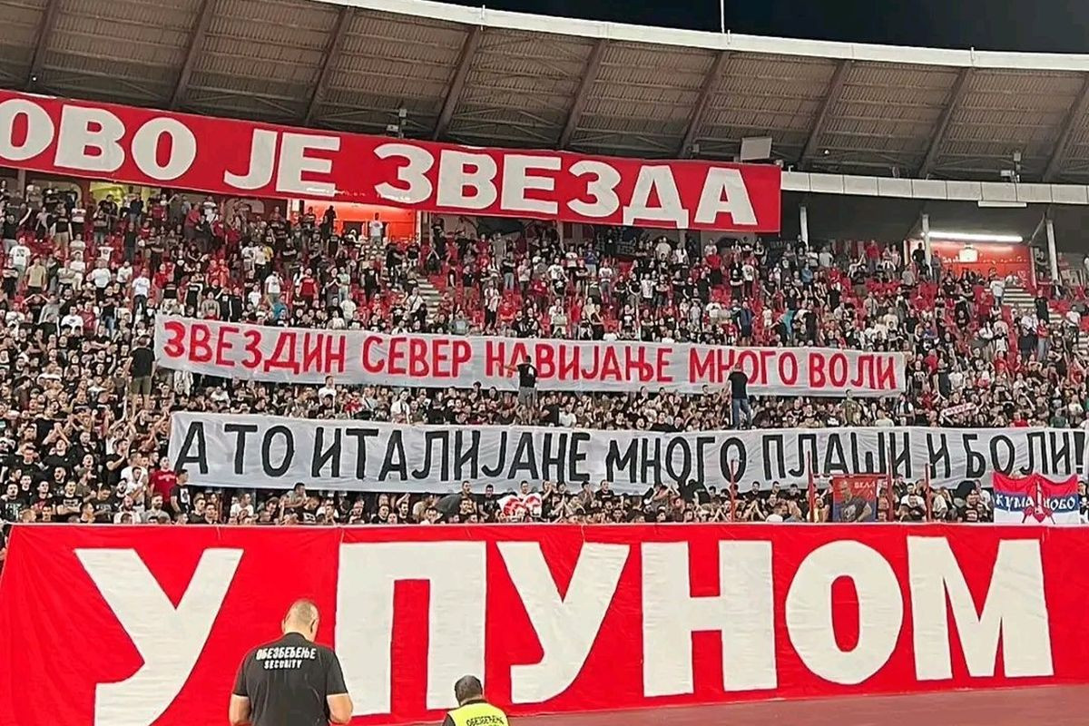Delije istakle parolu, Srbi ih ismijavaju: "Kad krećete na Kosovo? Ma, nemaju ni do Niša"