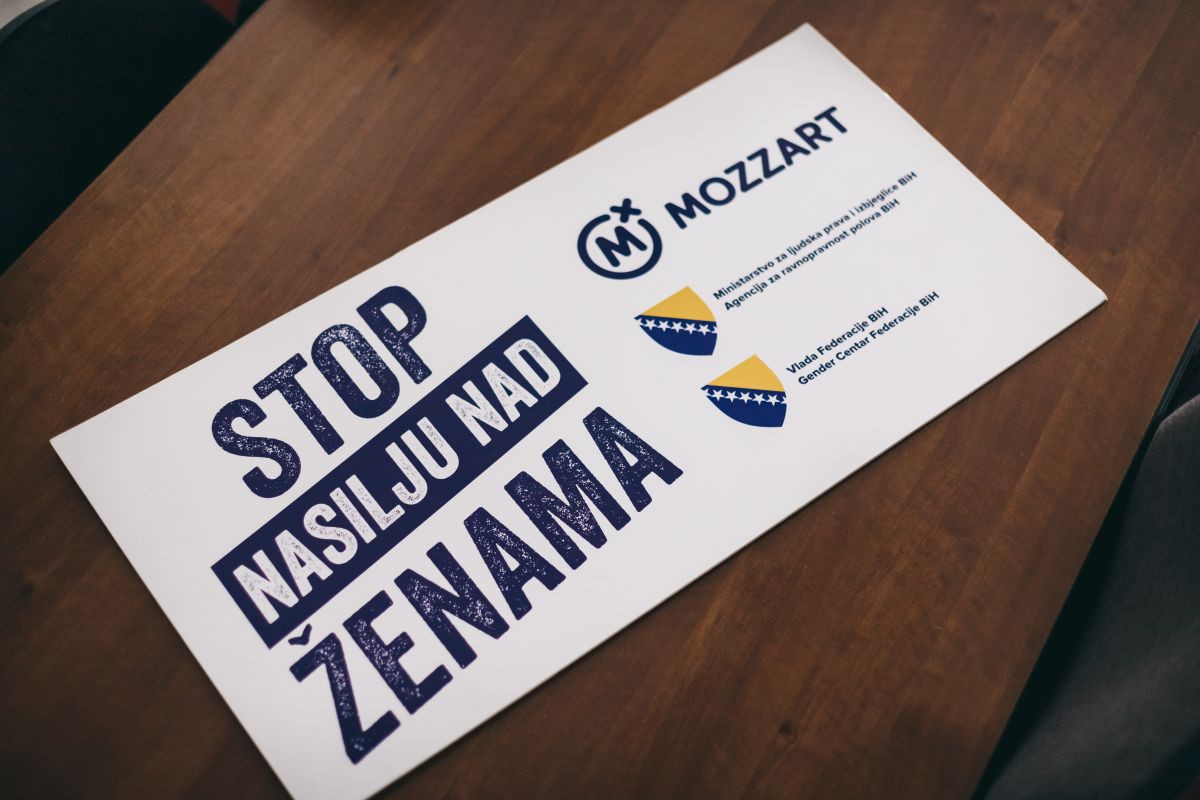 Stop nasilju nad ženama: Mozzart kontinuirano uz Sigurne kuće u BiH