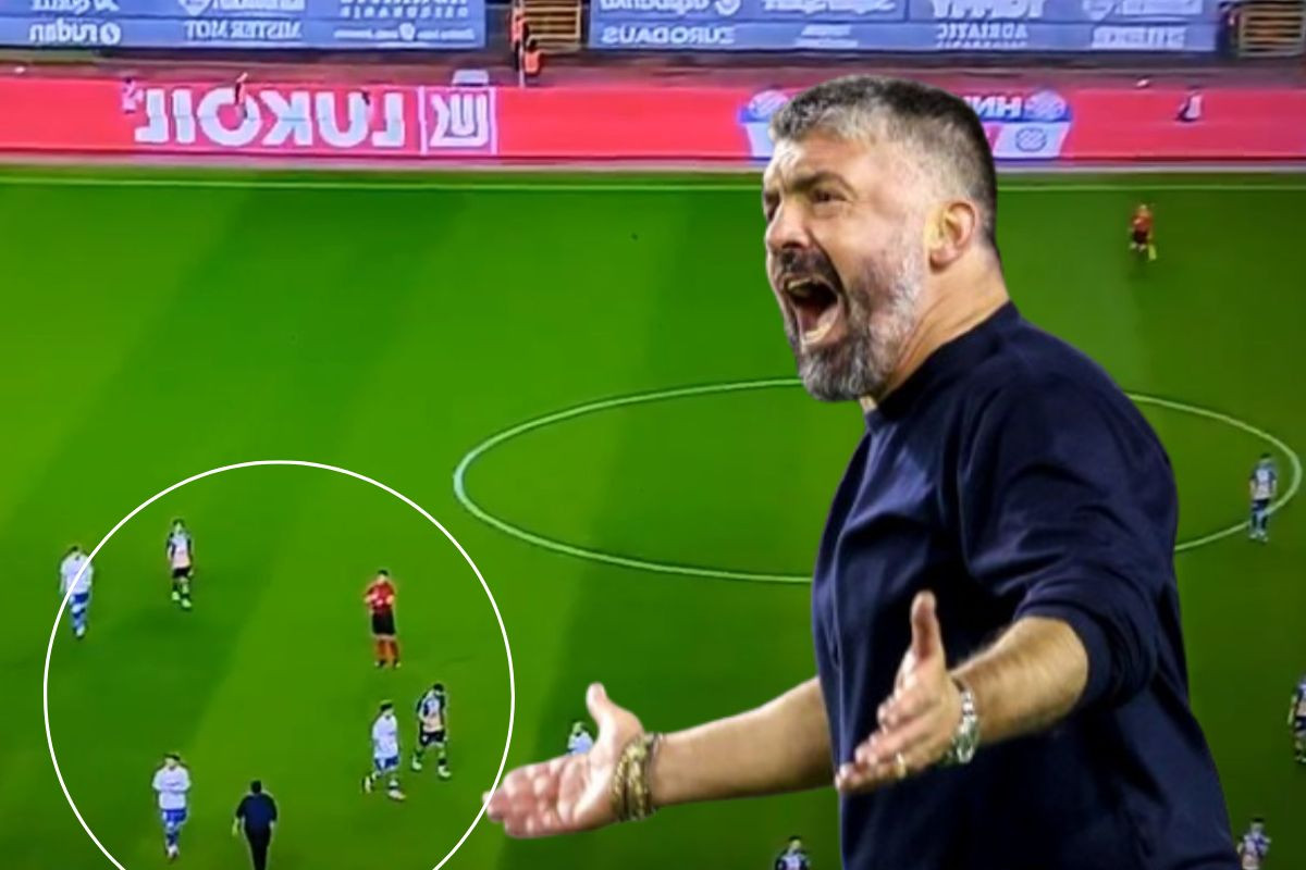Trenutak kada je Gattuso Poljudu pokazao svoje pravo lice, samo je čekao da Kolarić odsvira kraj Trenutak kada je Gattuso Poljudu pokazao svoje pravo lice, samo je čekao da Kolarić odsvira kraj