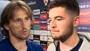 Baturina krenuo da napusti mix zonu, a onda su mu spomenuli Luku: "Čuo sam šta je Modrić rekao"