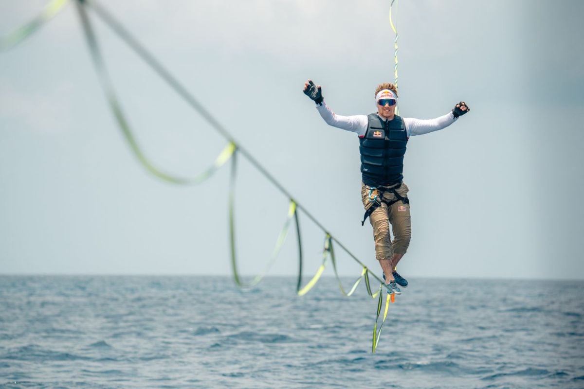 Jaan Roose u najtežem izazovu dosad hodao između parasaila i čamca Jaan Roose u najtežem izazovu dosad hodao između parasaila i čamca
